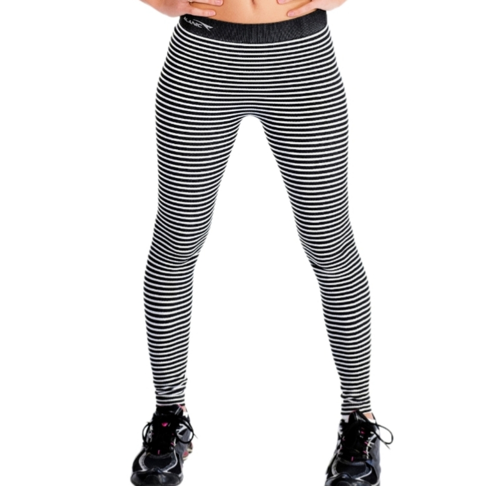 Alanic striped active leggings